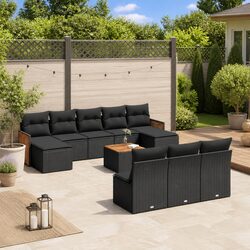 Practical 11-Piece Modular Sofa Set for Outdoor Use