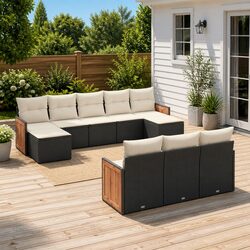 Practical 10 Piece Garden Sofa Set for Your Patio