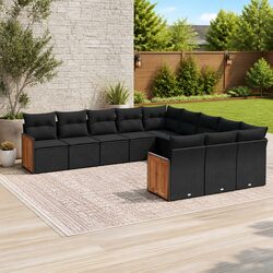 Practical 11 Piece Garden Sofa Set for Your Outdoor Living