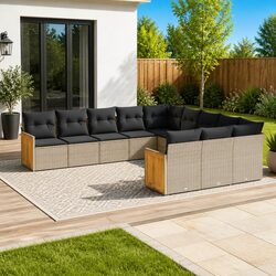 Functional 11-Piece Garden Sofa Set for Your Outdoor Area