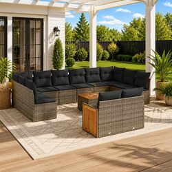 Practical 13 Piece Garden Sofa Set for Your Outdoor Living