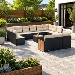 Practical 14 Piece Outdoor Sofa Set for Any Setting