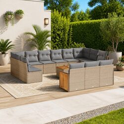 Ideal 14-Piece Garden Sofa Set for Outdoor Gatherings