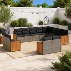 Practical 12-Piece Sofa Set for Outdoor Gatherings