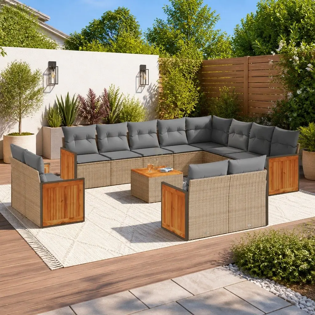 13-Piece Sofa Set for Outdoor Living Spaces