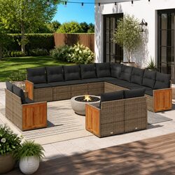 Versatile 13-Piece Sofa Set for Every Outdoor Need