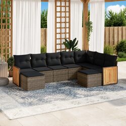 Versatile 9 Piece Garden Sofa Set for Your Outdoor Lifestyle