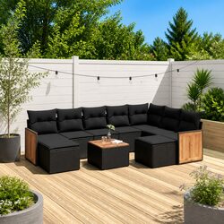 Versatile 10-Piece Sofa Set for Your Outdoor Living