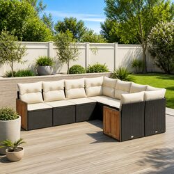 Versatile 8 Piece Garden Sofa Set for Any Patio
