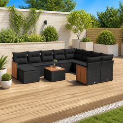 Versatile 11-Piece Garden Sofa Set for Your Outdoor Space
