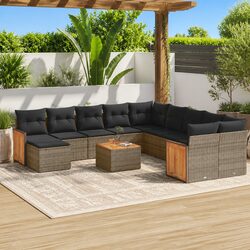 Functional 12 Piece Modular Garden Sofa for Your Patio