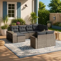 Practical 10-Piece Outdoor Sectional Sofa for Any Space