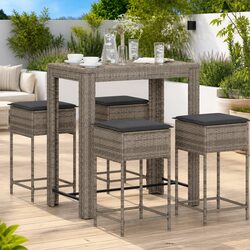 Perfect for Outdoor Gatherings: 5-Piece Garden Bar Set