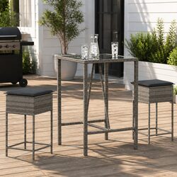 3 Piece Garden Bar Set: Perfect for Your Patio