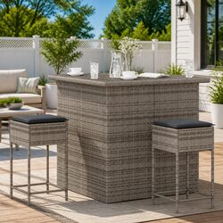 Practical Outdoor Bar Set for Entertaining in Your Backyard