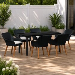 Perfect 7 Piece Dining Set for Outdoor Use