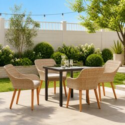 Versatile 5-Piece Dining Set for Your Outdoor Space