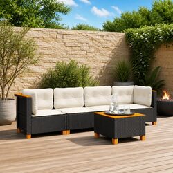 Versatile 5-Piece Garden Sofa Set for Outdoor Comfort
