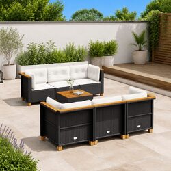 Versatile 7 Piece Garden Sofa Set for Your Outdoor Areas