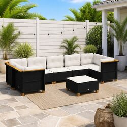 Versatile 8-Piece Garden Sofa Set for Any Outdoor Area