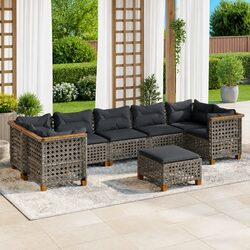 Practical 8-Piece Garden Sofa Set for Outdoor Relaxation