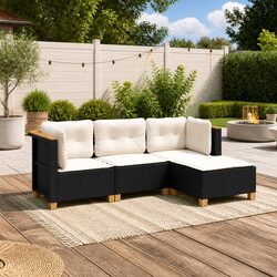 Ideal 4 Piece Garden Sofa Set for Outdoor Living