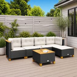 Practical 6-Piece Patio Sofa Set for Outdoor Comfort