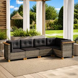 Practical 5 Piece Garden Sofa Set for Any Outdoor Space