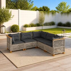 Garden Sofa Set 5-Piece for Practical Outdoor Living