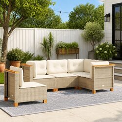 Comfortable 5-Piece Outdoor Sofa Set for Your Home