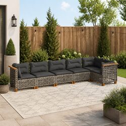 Versatile 6-Piece Outdoor Sofa Set for Any Space