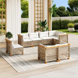 Practical 8 Piece Outdoor Sofa Set for Your Home