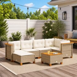7 Piece Garden Sofa Set for Ultimate Outdoor Comfort