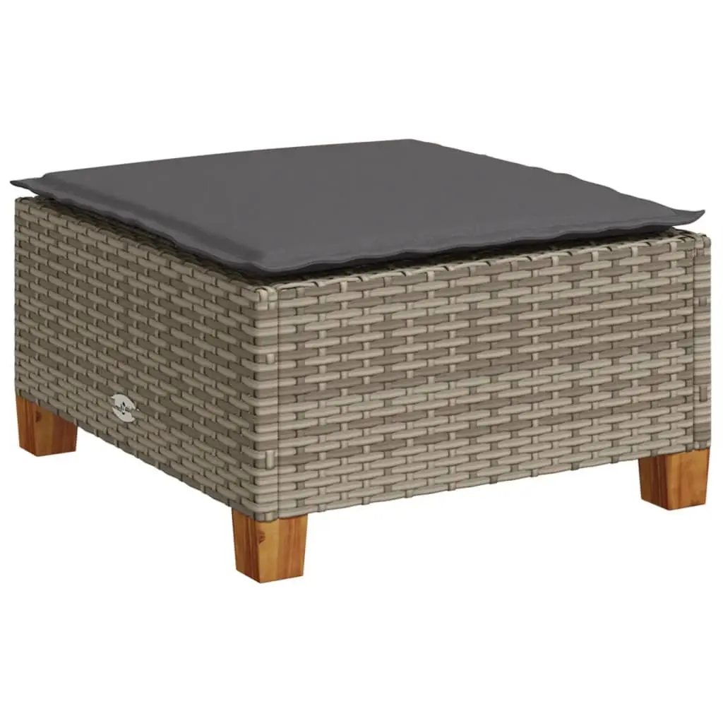 Garden Sofa Set 7 Piece Outdoor Furniture Patio Seating Grey Modular with