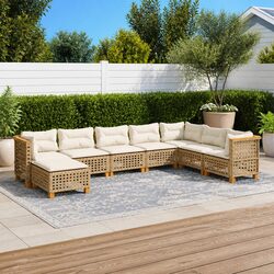 Versatile 8-Piece Garden Sofa Set for Outdoor Living