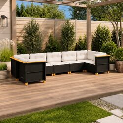 Practical 7 Piece Outdoor Sofa Set for All Spaces