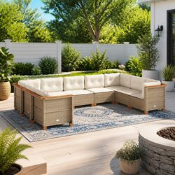 Versatile 9-Piece Outdoor Sofa Set for Your Patio