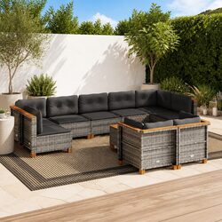 Perfect 10-Piece Garden Sofa Set for Every Outdoor Space
