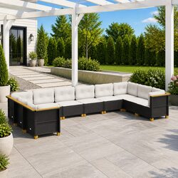 Versatile 10-Piece Patio Sofa Set for Any Outdoor Space