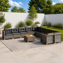 Ideal 11-Piece Sofa Set for Outdoor Gatherings