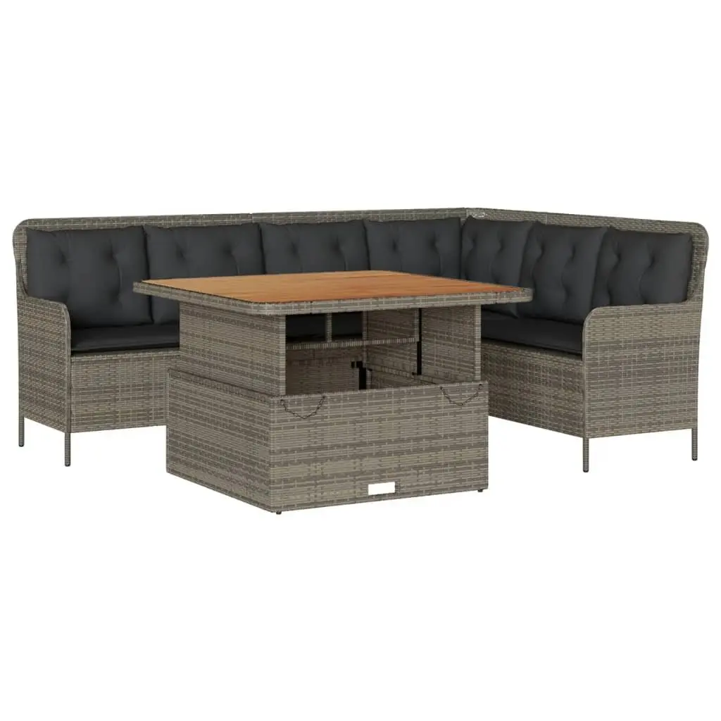 2-Piece Garden Sofa Set for Outdoor Use