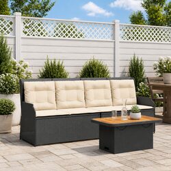 3 Piece Garden Lounge Set with Washable Cushions