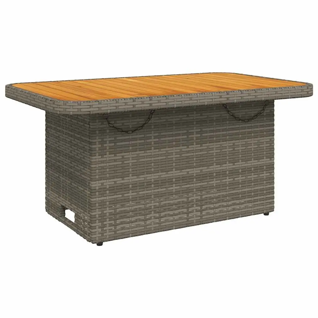 Garden Lounge Set 3 Piece Grey Outdoor Furniture Patio Sofa Chair Table Cushions