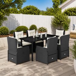 Versatile 7 Piece Dining Set for Your Outdoor Retreat