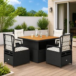 Versatile 5 Piece Garden Dining Set for Every Occasion