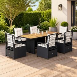 Practical 7 Piece Outdoor Dining Set for Any Space