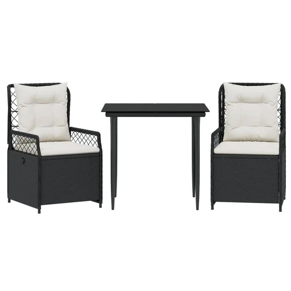 3-Piece Dining Set for Garden and Patio Use