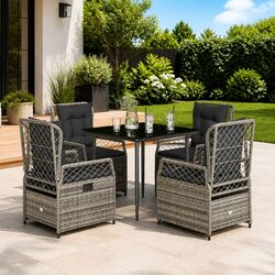 Practical 5 Piece Outdoor Dining Set for Any Space