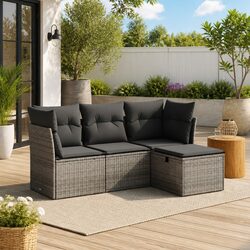 Perfect 4-Piece Sofa Set for Your Outdoor Gatherings
