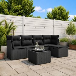 Practical 6-Piece Garden Sofa Set for Everyday Use